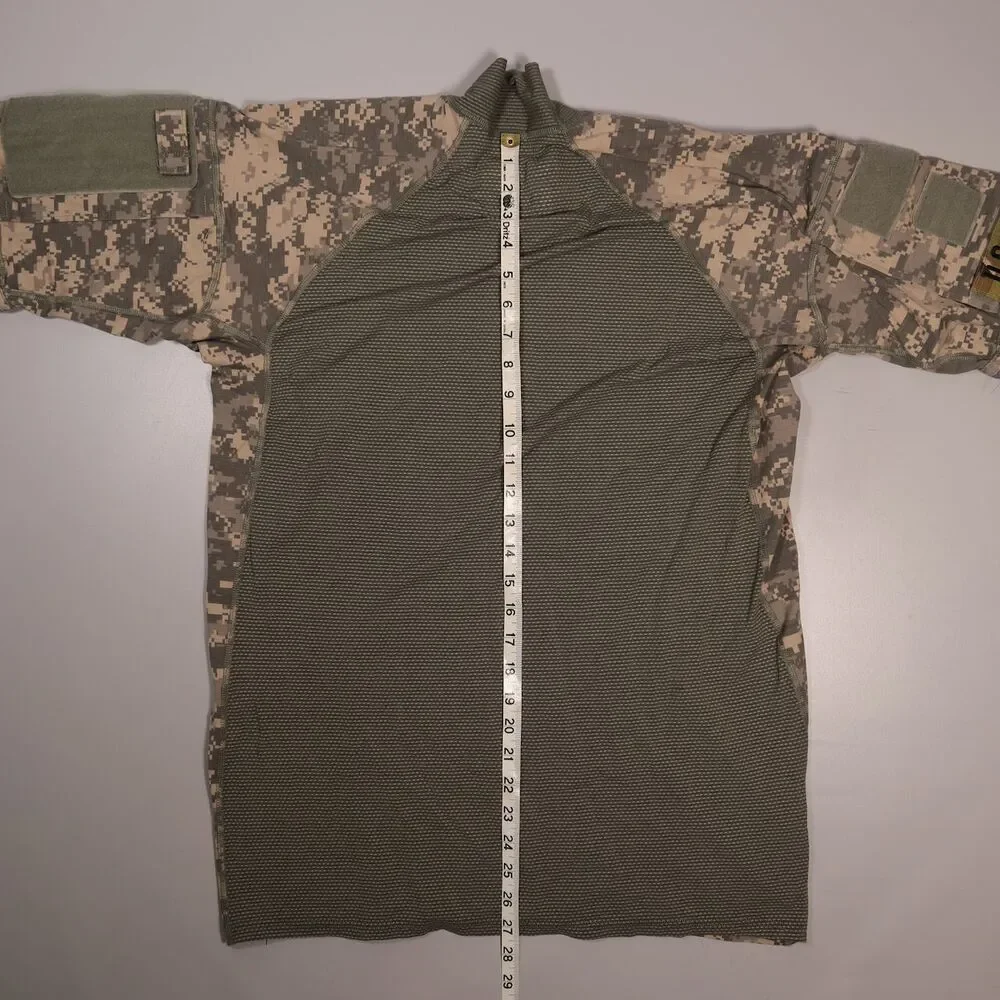Massif Army Combat Shirt ACU Camouflage Digital Camo Made in USA Size XL
